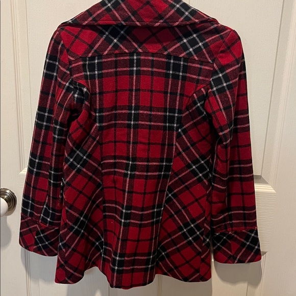 Maria D by Nordstroms Women's Red Plaid Jacket
Wool blend , double breasted‎ - Picture 5 of 8